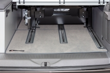 Velour carpet for boot VW T6.1 California Beach with 2-seater bench, design 